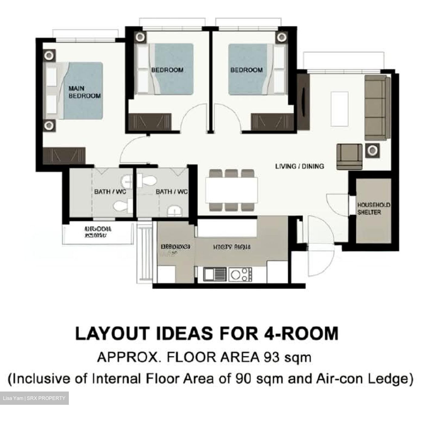 Blk 228B Ang Mo Kio Court (Ang Mo Kio), HDB 4 Rooms #595766051